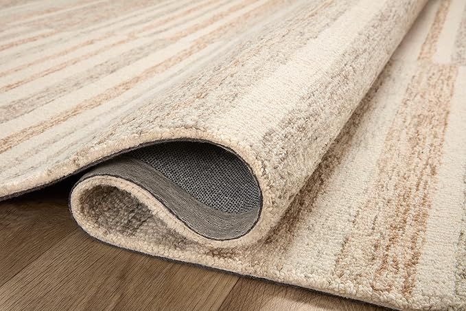 Loloi Chris Loves Julia Chris Collection CHR-03 Ivory/Clay 8'-6'' x 11'-6'', .50" Pile Height, Area Rug