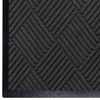 WaterHog Diamond-Pattern Commercial Grade Entrance Mat, Indoor/Outdoor Floor Mat 3' Length x 2' Width, Charcoal by M+A Matting