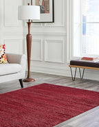 Unique Loom Finsbury Collection Area Rug - Kate (6' 1" x 9' Rectangle, Red)