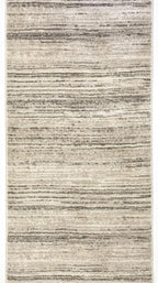 Well Woven Custom Size Hallway & Stair Runner- Harlow Delphi Cream Beige 31 Inches Wide x 40 Feet Long Runner (31" x 40') Runner Rug - Modern Stripes Pattern, Ultra-Soft, Easy-Clean