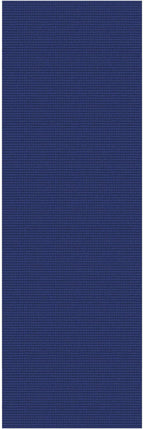 IOHOUZE Washable Runner Rug 2.6x8 Non Slip Rubber Backed Wide Hallway Runner Entryway Runner Indoor, Kitchen Rugs Woven Cotton Floor Carpet for Hall Entrance Bedroom, Royal Blue/Navy