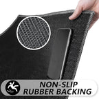 Timo Indoor Doormat, 20"x32", Absorbent Rubber Backed Non Slip Door Mat, Machine Washable, Black