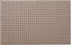 LUMI Washable Door Mat Indoor Entrance 24x36, Dirt Trapper Front Door Mats with Absorbent Interior and Non-Slip Rubber Backing, Entryway Doormat, Beige