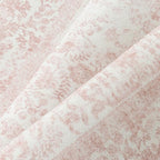 Pink Entryway Area Rug 2x3 Door Mat Machine Washable Kitchen Vintage Distressed Non Slip Carpet Indoor Retro Floral Accent Throw Small Rug for Bathroom Office Bedroom Dining Room