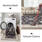 ILANGO Hallway Runner Rugs Non Slip 2'5"x6' Vintage Entryway Rugs Indoor Runner Washable 6 Feet Boho Carpet for Bedroom