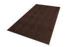 WaterHog Diamond | Commercial-Grade Entrance Mat with Rubber Border – Indoor/Outdoor, Quick Drying, Stain Resistant Door Mat (Dark Brown, 3' x 5')