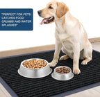 OLANLY Front Door Mat Indoor Outdoor Entrance, Waterproof Heavy Duty Doormat, Fade Resistant, Low Profile, Easy Clean Patio Porch Welcome Floor Mats for Entry, 71x30, Black