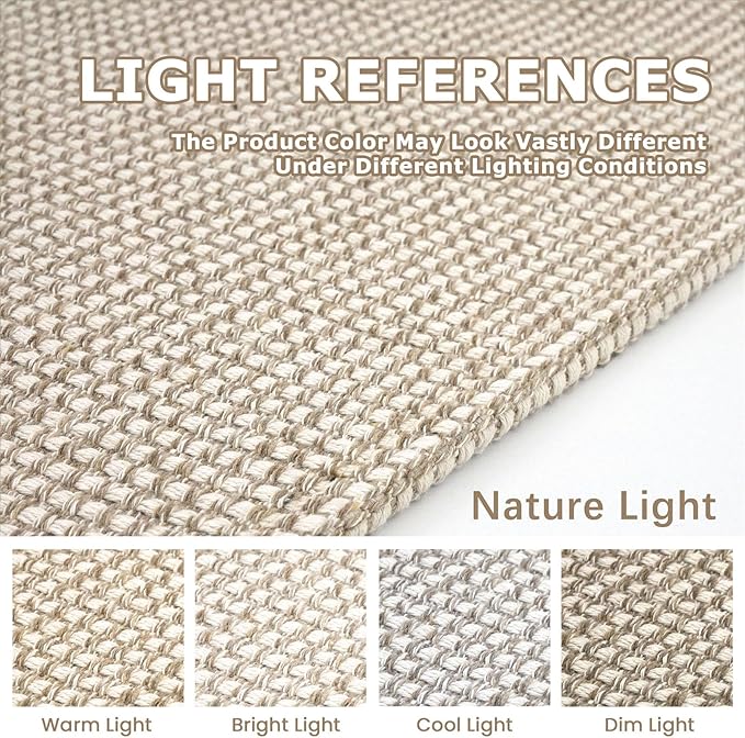KOZYFLY Long Runners for Hallways 3x12 ft Washable Kitchen Runner Non Slip Rubber Backed Hallway Rugs Cotton Entryway Runner Rug Floor Carpet for Indoor Hall, Backdoor, Kitchen, Ivory/Khaki