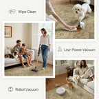 Bavni 3x5 Area Rugs for Living Room, Machine Washable Rug Non Slip, Vintage Chenille Distressed Print Carpet, Large Low Pile Ultra-Thin Lightweight Rugs for Bedroom, Dining Room, Office, Nut Brown