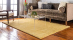 Unique Loom Solo Collection Area Rug - Calabasas (3' 3" x 5' 3" Rectangle, Yellow)