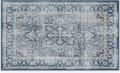 RUGGABLE Washable Area Rug – Kamran Admiral Blue 3x5, Stain-Resistant, Non-Slip – Small Machine Washable Rugs for Living Room, Bedroom, Hallway, Entryway & Office–with Standard Pad