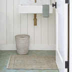 RUGGABLE Washable Vintage Area Rug – Kamran Ivory Opal 2x3, Stain-Resistant, Non-Slip – Small Machine Washable Rugs for Living Room, Bedroom, Hallway, Entryway & Bathroom–with Standard Pad