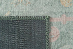 Revival Rugs Nimbus 5'x8' Zero-Shedding Area Rug for Living Room Bedroom - Oeko-TEX Certified, Low Pile, Spot Clean, Confetti, Mint Green