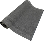 English Home Custom Size Non Slip Striped Design Light Weight Durable PVC Backing Thin Pile Runner Rug (36" x 6')