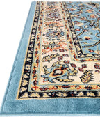 Unique Loom Sialk Hill Collection Area Rug - Washington (2' 2" x 3' 1" Rectangle Light Blue/Navy Blue)