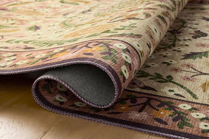 Loloi Rifle Paper Co. Canopy Collection CNP-03 Aubergine 2'-3" x 3'-9" Accent Rug