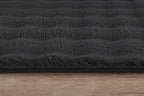 CAMILSON Modern Dark Gray Non Slip Rug 8x10 Ultra Soft High Pile Area Rugs Non Skid Rubber Backing Durable & Easy to Clean Carpet for Living Room Bedroom Kids Room Indoor Use (8 x 10 Dark Gray)