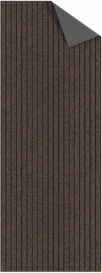Ottomanson 2'7" x 11' Hallway Runner with Scraper Pile - Extra Durable Non-Slip Rug Mat for Indoor & Outdoor Use - Ideal for Kitchen, Entryway & Garage - High-Traffic Carpet, Brown