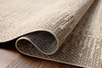 Loloi Amber Lewis Bexley Collection BEX-06 Natural/Taupe 5'-0" x 7'-6" Area Rug Neutral, Textured, Living, Bedroom, Dining, Carpet