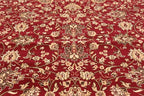 Unique Loom Sialk Hill Collection Area Rug - Washington (7' 10" Square Burgundy/Cream)