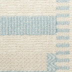 Nourison Home Nordic Ivory Blue 4' x 6' Area Rug - Easy Clean, Non Shedding, Bed Room, Living Room, Dining Room, Kitchen (4' x 6')