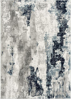 LUXE WEAVERS Kimberly Collection Ivory 2x3 Modern Abstract Area Rug