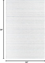 Mark&Day Wool Rugs, 2x3 Precious Solid and Border Cream/Charcoal Area Rug, Cream Grey Carpet for Living Room, Bedroom or Kitchen (2' x 3')
