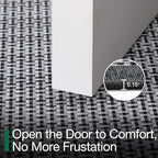 LUMI Inside Door Mat for Entry 32"x47", Absorbent, Dirt Trapper, Low Profile Thin, Non Slip Mats with Rubber Backing, Ideal for Indoor, High Traffic, Garage, Entrance, Classic Grey