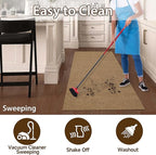 jxgzyy Runner Rugs 2'11" x 9'10", Non Slip Entrance Doormat, Thickness Indoor Outdoor Carpet Runner with Rubber Backing, Waterproof Custom Size Heavy Duty Floor Mat for Hallway Laundry Patio Kitchen