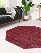 Unique Loom Finsbury Collection Area Rug - Kate (7' 10" Octagon, Red)