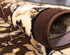 Unique Loom Espahan Collection Area Rug - Cape Cod (9' 10" x 13' 1" Rectangle, Brown/ Beige)