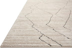 Loloi Darby Collection DAR-03 Sand/Charcoal 2'-7" x 8'-0" Runner Rug