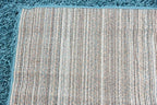 Unique Loom Solid Shag Collection Area Rug (4' 1" x 6' 1" Rectangle, Deep Aqua Blue)
