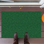 Ottomanson Mud Mat 2' x 3' Entryway Rug - Non-Slip Scraper Doormat for Muddy Paws, Dirt Trapping Indoor/Outdoor Mat for High-Traffic Areas, Kitchen, Garage, Patio, Green