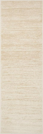 SAFAVIEH Adirondack Collection Runner Rug - 2'1" x 8', Champagne & Cream, Modern Ombre Design, Non Shedding & Easy to Clean, Ideal for Hallway, Foyer, Kitchen, Entryway, Bedroom (ADR113W)