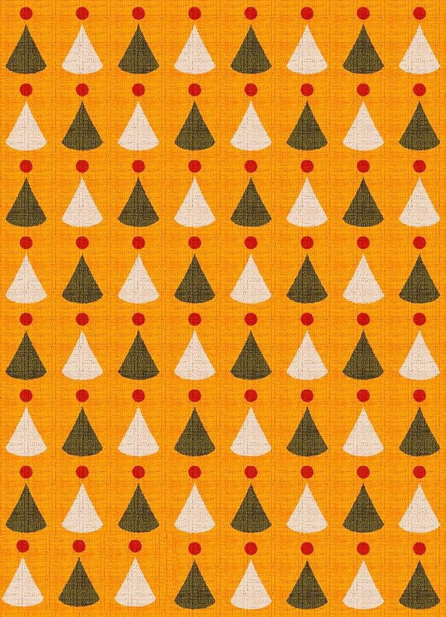 Soft Burnt Orange and Red 3D Texture Rug 9x12 Mid Century Modern Washable Area Rugs for Bedroom Dining Room Nursery Room Living Room Low Pile Durable Floor Deco Indoor Carpet Cute Bathmat
