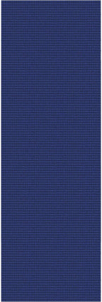 Braided Runner Rug 2x6 Ft Washable Runners for Hallways Kitchen Runner Rug Rubber Backed Cotton Entryway Runner Indoor, Woven Floor Carpet for Hall Kitchen Bedroom, Royal Blue/Navy