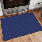 Small Braided Rugs 2x3 Ft Area Rugs for Entryway Washable Rug Throw Rugs Rubber Backed Cotton Woven Door Mat Indoor Entrance Front Door Rugs for Foyer Bathroom Kitchen, Royal Blue/Navy