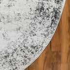 Blue Grey Black Greek Key Pattern Bordered Design Large Carpet for Living Room Bedroom Dining Room Soft Non Slip Low Pile Area Rug 2x3 Farmhouse Doormats Vintage Distressed Home Office Oval Rugs