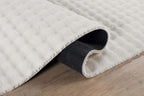 CAMILSON Modern White Non Slip Rug 8x10 Ultra Soft High Pile Area Rugs Non Skid Rubber Backing Durable & Easy to Clean Carpet for Living Room Bedroom Kids Room Indoor Use 8 x 10 White