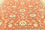 Unique Loom Voyage Collection Traditional Oriental Classic Intricate Design Area Rug (10' 0 x 13' 0 Rectangular, Terracotta/Ivory)