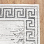 GLORY RUGS Area Rugs Marble 2x7 Cream Gray Carpet Modern Abstract Rug Living Room Dining Bedroom Rug