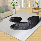 5x6 Sculpture Art Rugs for Office - 3D Portrait Living Room Carpet, Female Bust Bedroom Area Rug Kids Low Pile Rug for Indoor Outdoor Hardwood Floors Home Decor
