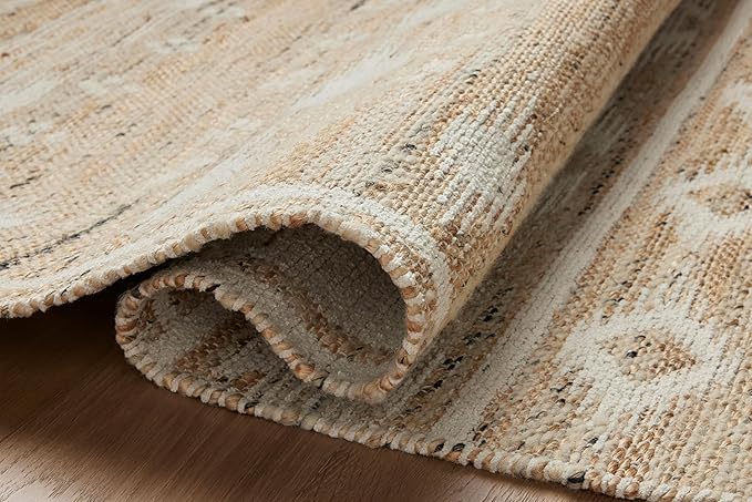 Loloi Angela Rose Rivers Collection RIV-04 Natural/Ivory 2'-6" x 7'-6" Reversible Runner Rug