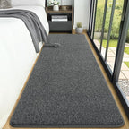 AROGAN Washable 2x6 Runner Rug for Hallway, Long Runner Rugs wtih Soft Memory Foam for Bedroom, Non Slip Backing Carpet Runners for Hallways, Kitchen, Bathroom, Entryway Home Decor, Black and White