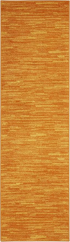 Nourison Home Nourison Essentials Sunburst 2' x 6' Area Rug - Easy Clean, Non Shedding, Bed Room, Living Room, Dining Room, Kitchen (6' Runner)