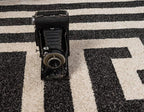 Unique Loom Athens Collection Classic Geometric Modern Border Design Area Rug (5' 0 x 8' 0 Rectangular, Black/ Beige)