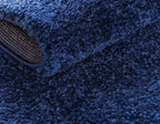 Unique Loom Solo Collection Area Rug - Calabasas (2' 2" x 13' 1" Runner, Navy Blue)