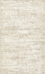3x5 Area Rug Living Room Rugs - Washable Neutral Modern Abstract Soft Thin Rug Indoor Floor No Slip Rug Carpet for Bedroom Under Dining Table Home Office Decor - Beige/Brown