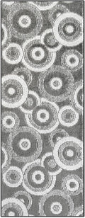 Custom Size Long Grey Hallway Runner Rug | Cut to Length 2'3" x 19' (Runner) | Non-Slip & Machine Washable | REMNAZ